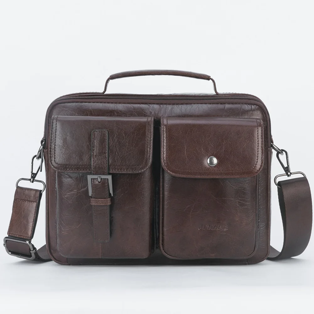 Кожаный портфель мужские сумки из натуральной кожи через плечо роскошные