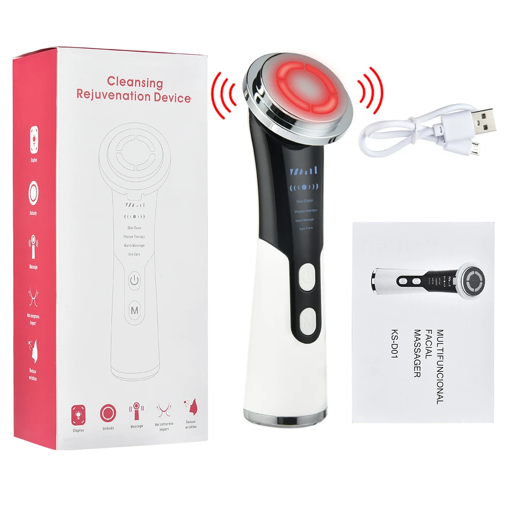 Светильник терапия Уход за кожей лица Красота устройство Электропорация массаж