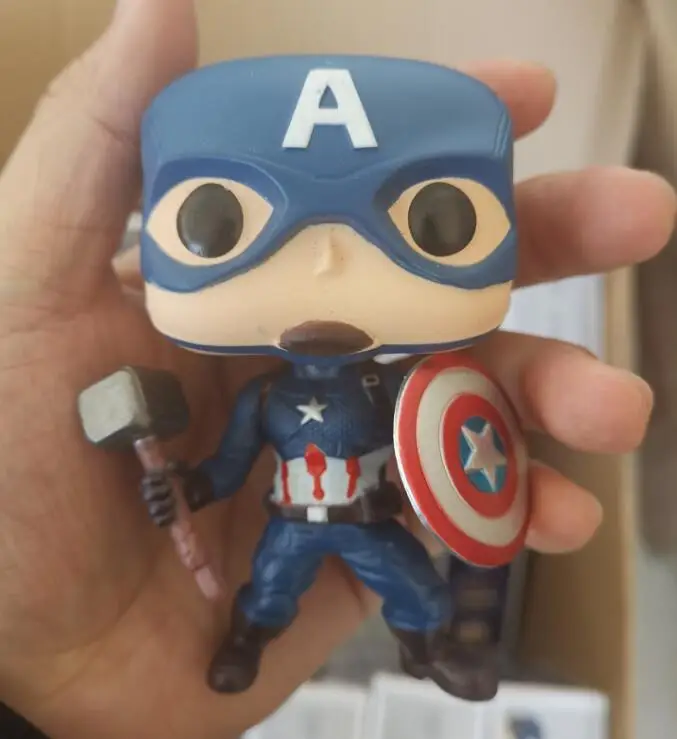 Marvel Мстители Капитан Америка с Stormbreaker 10 см Виниловая фигурка игрушки| |