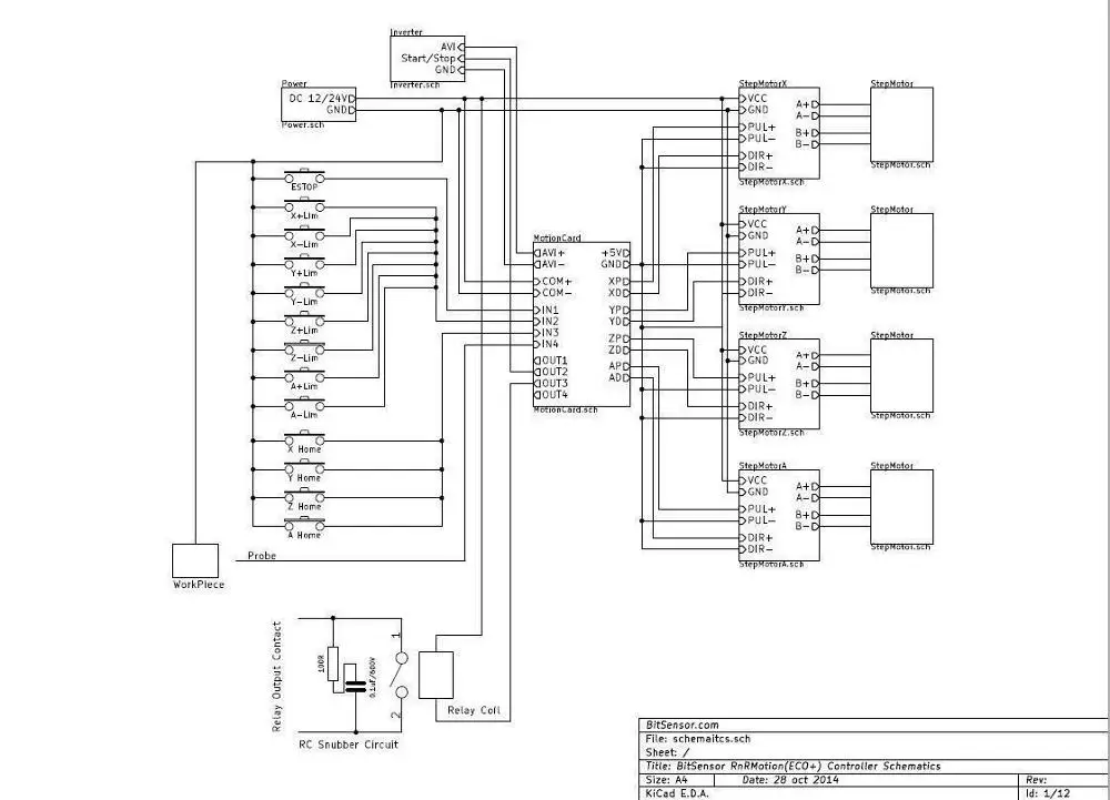 100 кГц USB CNC MACH3 Breakout Board 4-осевой интерфейс драйвер управления движением Лер для