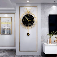 nordic light luxury decorative clock wall living room home fashion modern simple clock creative personality art wall