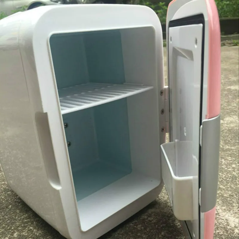 

4L Large Capacity Household Car Refrigerator Mini Ultra-quiet Desktop Refrigerator Portable Beverage Cooler