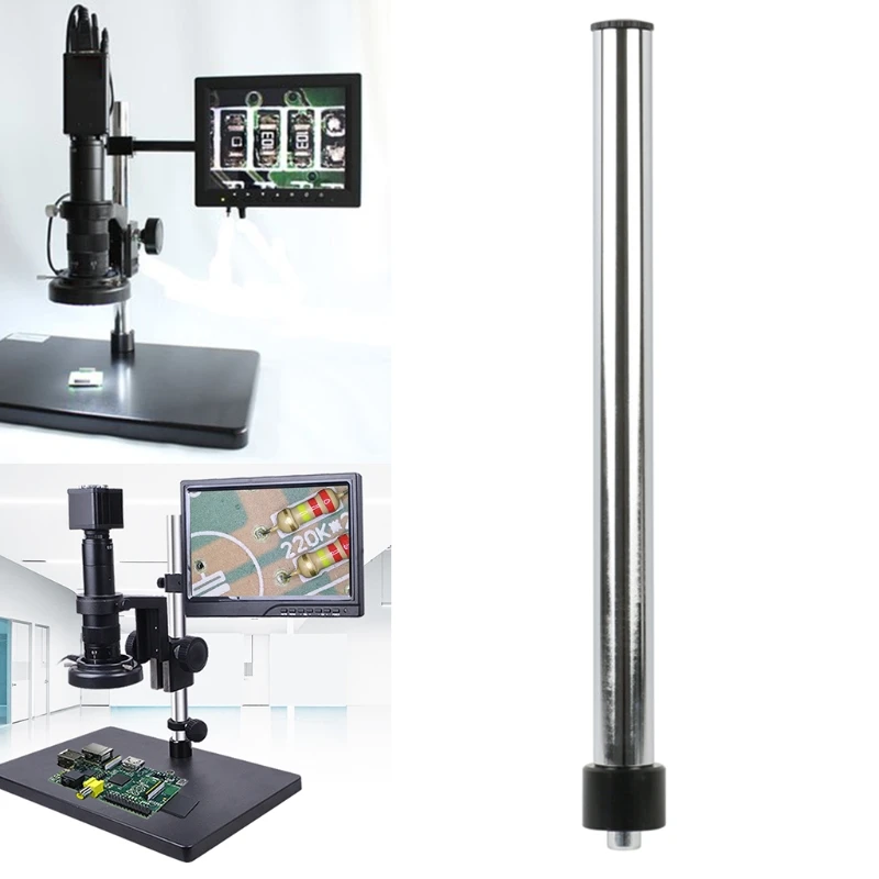 

DIA 25mm Microscope Stand Holder Metal Bracket Rod Bar Pillar Length 34cm For Microscope Industry Video Camera 649A