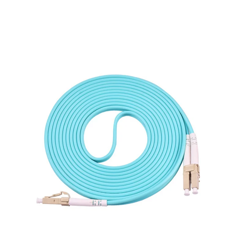10G OM3 Fiber Optics Fiber Patch Cord LC UPC-LC UPC Multimode Duplex 2.0mm Or 3.0mm Optical Cable Pigtails