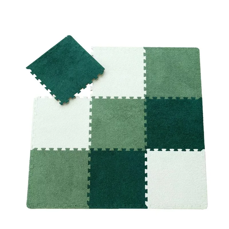 1 шт. спальня белый зеленый Детский игровой коврик Xpe головоломка детская подушка