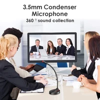 durable practical multi functional classic texture usb gooseneck cardioid conference microphone with mute switch for ps4 compute