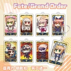 Квадратный акриловый брелок с аниме FateGrand Order, милый брелок с кулоном в виде джуны дуги, Altria Pendragon Saber