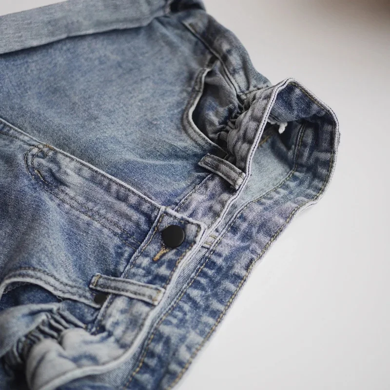 

Bud Elastic Waist Shorts Women Short DenimSexy Black High Waist Shorts Plus Size 5XL Ruffles Zipper Solid Summer Beach