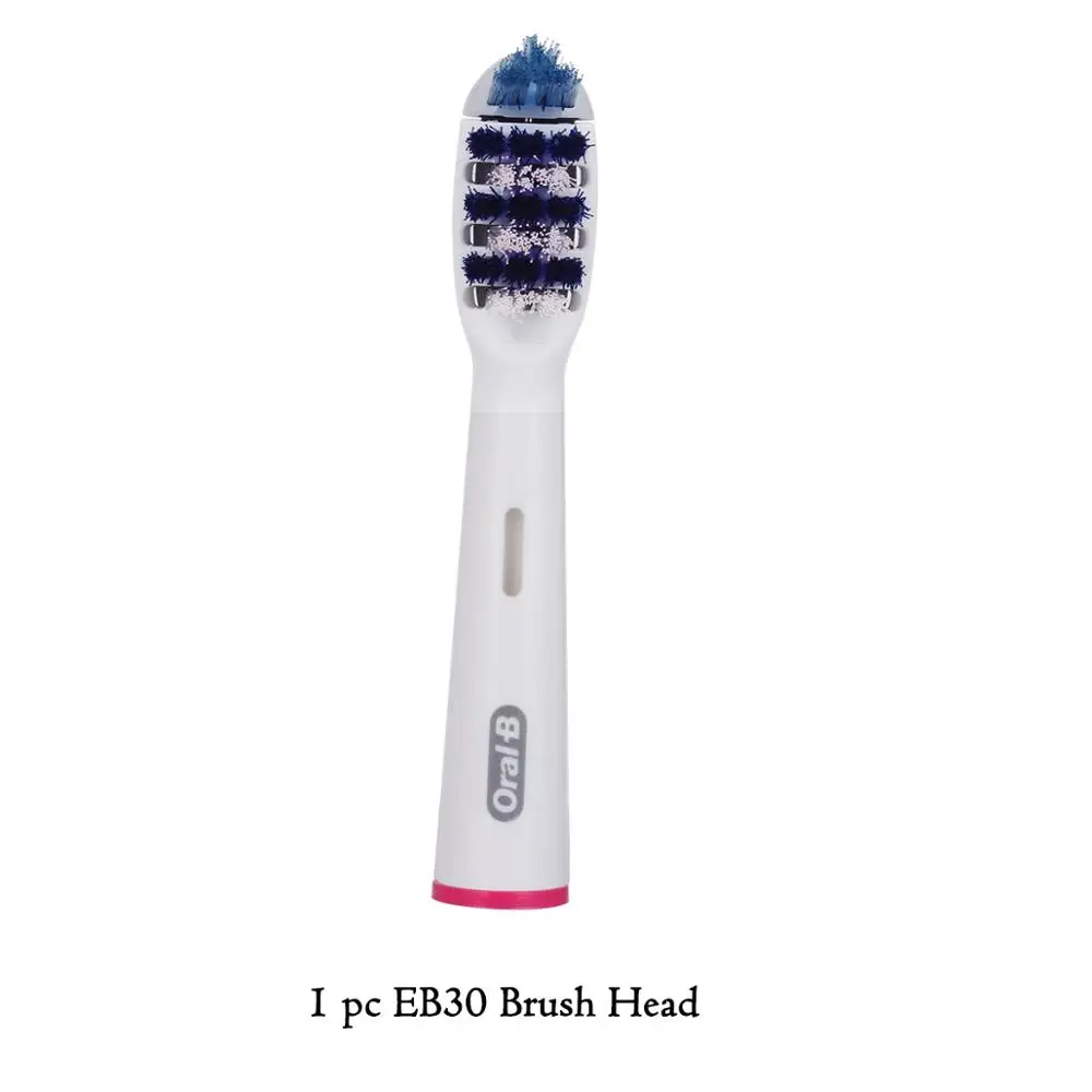 1pc EB30 1 шт./2 шт. пероральная б Сменная головка электрической зубной щетки головки EB30 головки щетки Trizone EB20 Точная чистая головка электрической зубной щетки - Цвет: 1pc EB30