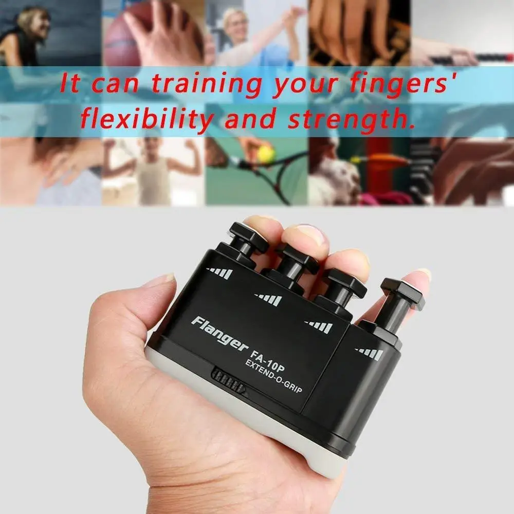 Flanger FA-10P Finger Exerciser Upgrade Extendable Strength adjustable Ukulele/Guitar/Bass/Piano/Saxo/Violin Trainer | Спорт и