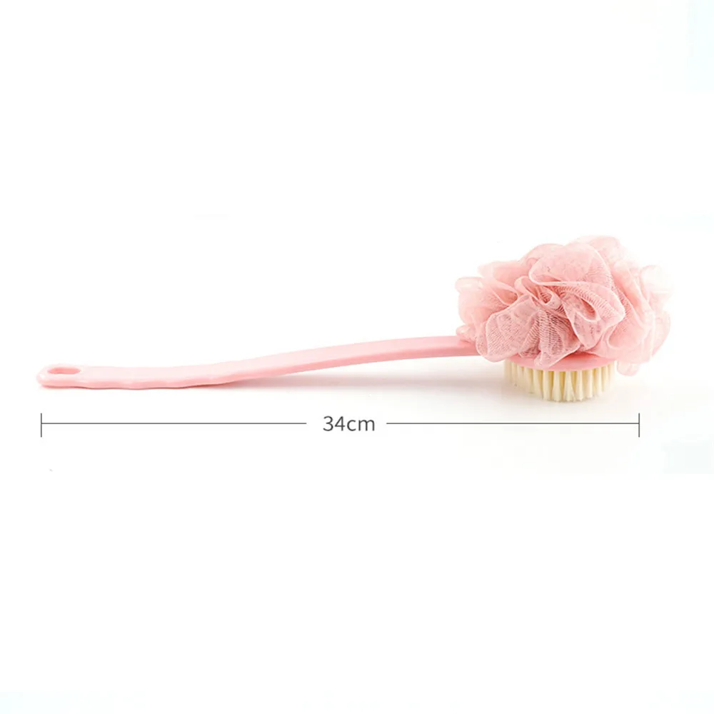 

Bath Brush Back Body Bath Shower Scrubber Brushes with Handle Exfoliating Scrub Skin Massager Exfoliation Bathroom Brush