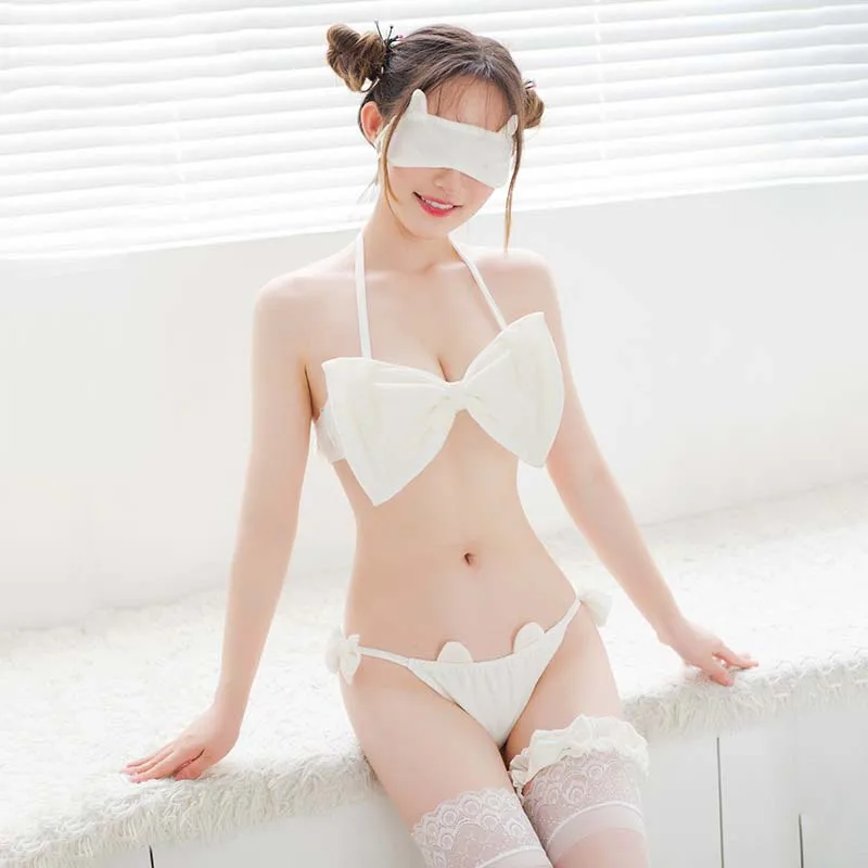 Соблазнительное женское нижнее белье мусс милое для ленивых женщин форма