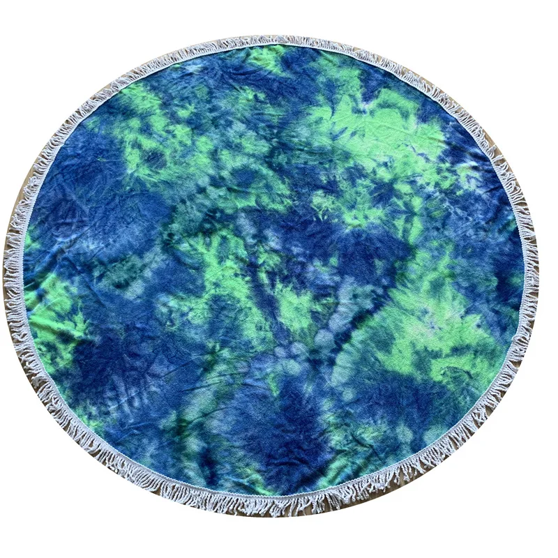 

Женское Большое банное полотенце для пляжа, круглое пляжное полотенце из микрофибры, быстросохнущее полотенце, гобелен, коврик для йоги