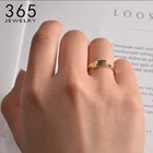 Минималистичное персонализированное кольцо с гравировкой имени, регулируемое кольцо из нержавеющей стали с буквами для женщин и девушек, ювелирное изделие в подарок