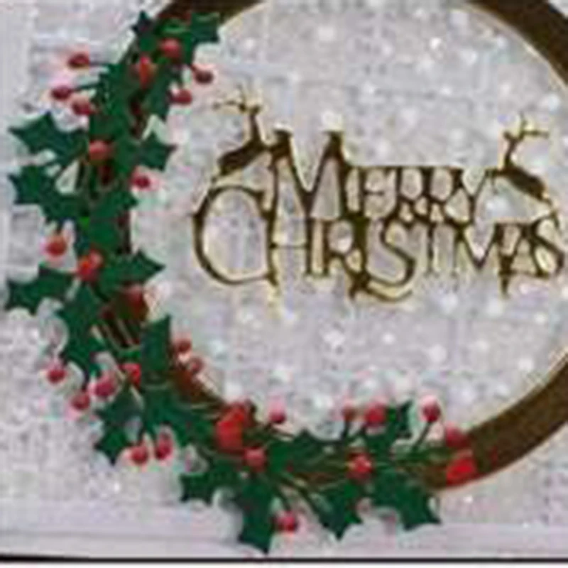 YJ2019 новая кружевная Рождественская декоративная поздравительная открытка