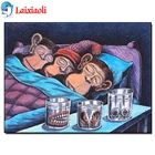 Алмазов картина орангутанг Пижама наборы для вышивки крестом Наборы камни в форме ромба дрель Декор для дома Алмазная вышивка мультфильм животных рукоделие подарок