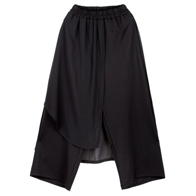 Брюки женские шифоновые с широкими штанинами повседневные большие штаны в стиле