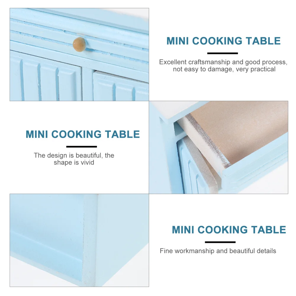 

1pc Cooking Table Mini Food Cooking Table Mini Kitchen Table