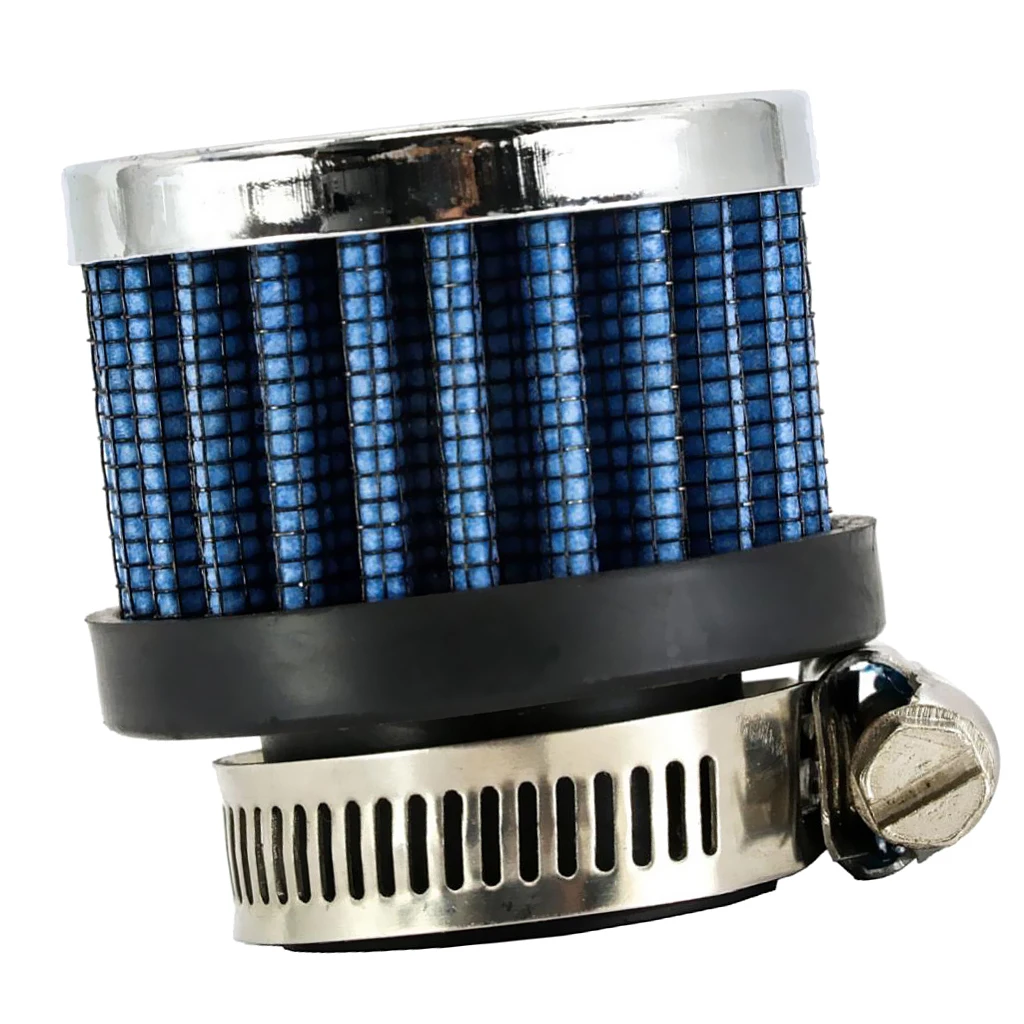 Blue 25mm Car Cold Air Intake Filter Cleaner Direct Replacement | Intakes Parts