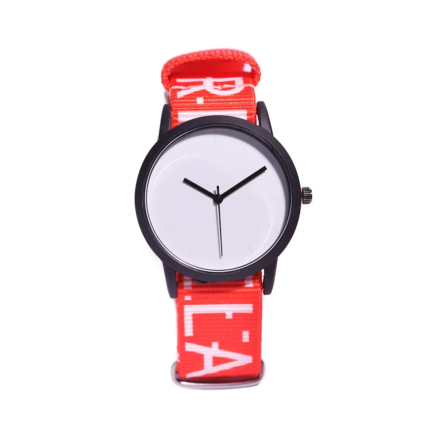 

Summer Style Canvas Women Quartz Watch 2019 New Fashion Casual Vitality Young People Wristwatches Woman Clock Bayan Kol Saati
