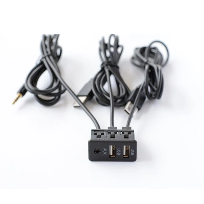 Утопленное крепление для автомобильной приборной панели с USB-портом 3 5 мм