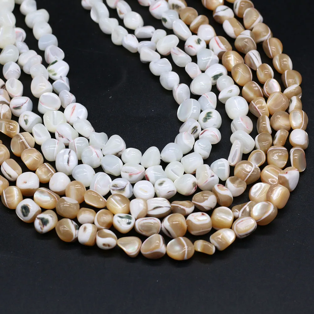 

Natural Freshwater Shell Beads Irregular Broken Block Loose Beaded For Jewelry Making DIY Bracelet Necklace Earring Accessories