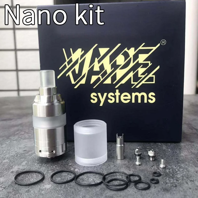 YFTK KA V8 Style RTA Nano полный комплект 22 мм Vape Tank MTL одна катушка DIY обслуживаемый