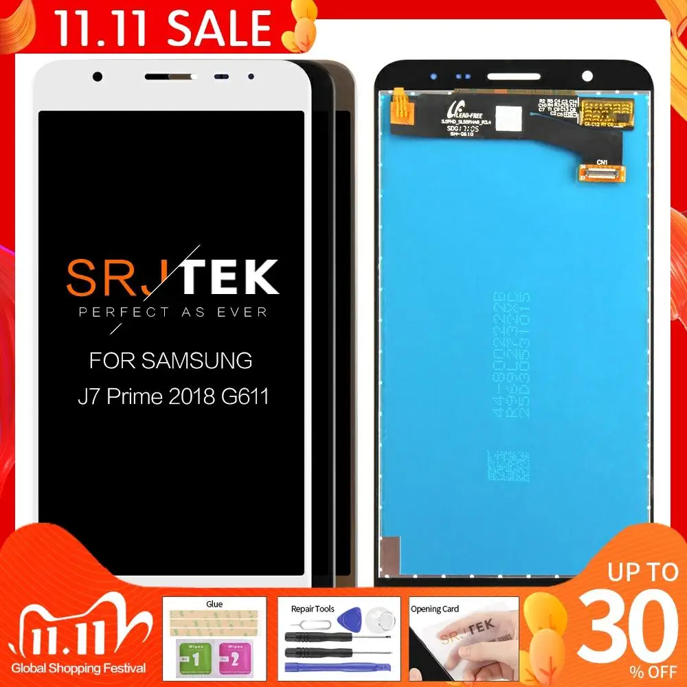 

J7 Prime 2018 G611 LCD Replacement For Samsung Galaxy J7 Prime 2 2018 G611 G611F LCD Display Touch Screen Digitizer Assembly