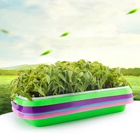 seed sprouter tray double layer seedling tray hydroponic flower basket flower plant garden nursery pots bean garden accessories