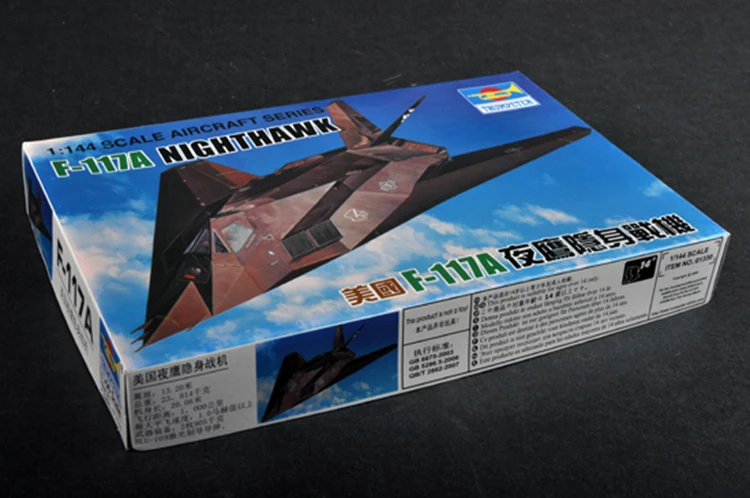 1: 144 весы US F 117A Ночной Ястреб истребитель Пластик военные собранные Самолеты