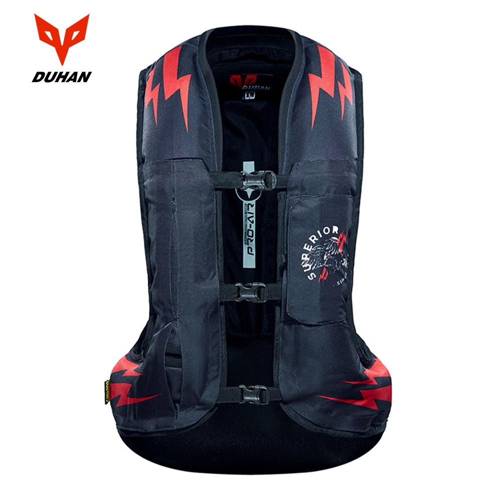 

Мотоциклетная куртка Духан, жилет с воздушной подушкой, мотоциклетный жилет, система подушек безопасности, светоотражающее защитное снаря...