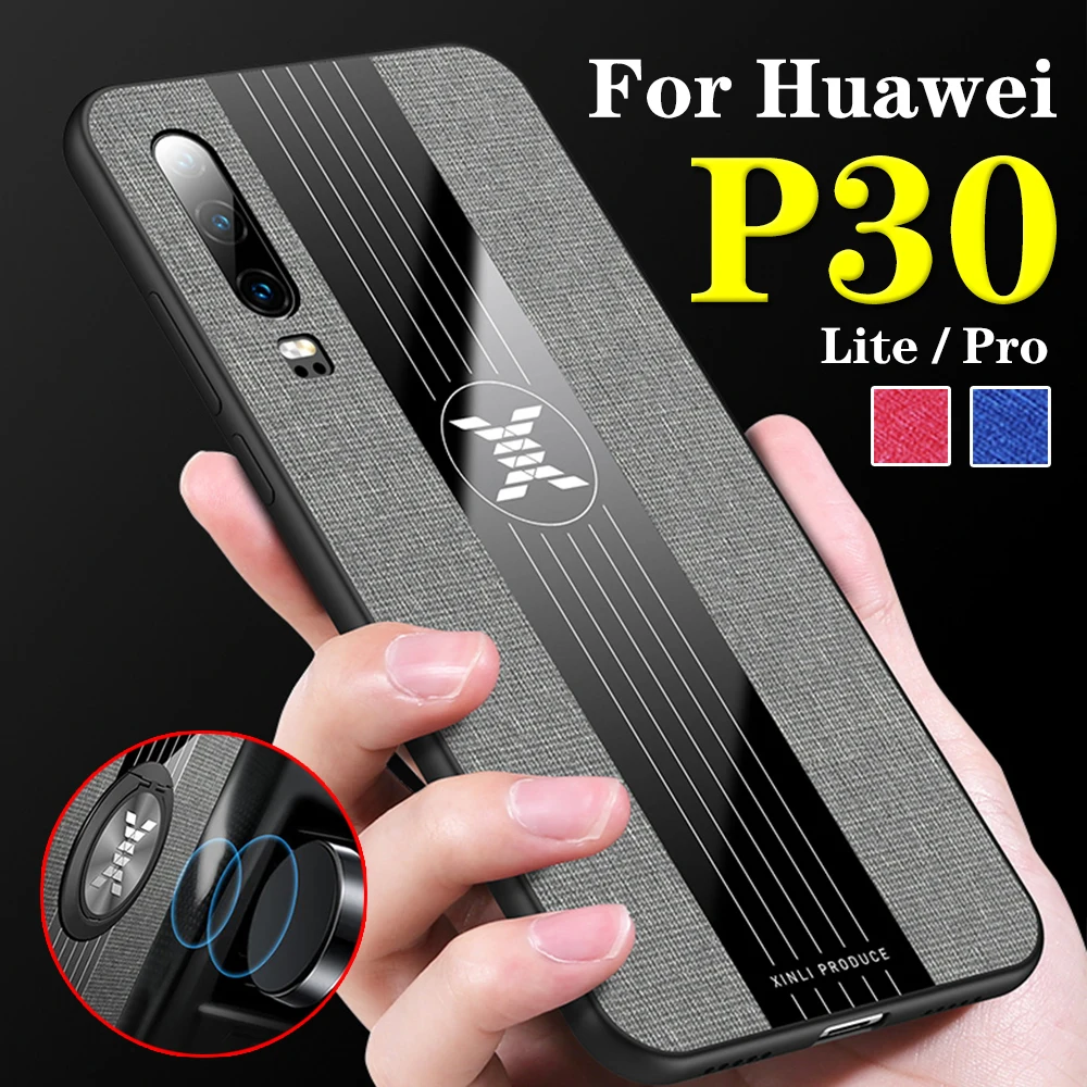 P 30 pro Чехол для телефона для huawei p30 lite light cover huawie hwauer p30lite 30 p p30pro защитный чехол для кольца с подставкой бампер