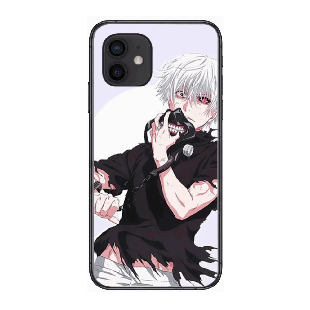 

Anime Manga tokyo ghouls Style Phone Case cover For iphone 12 pro max 11 8 7 6 s XR PLUS X XS SE 2020 mini black cell shell
