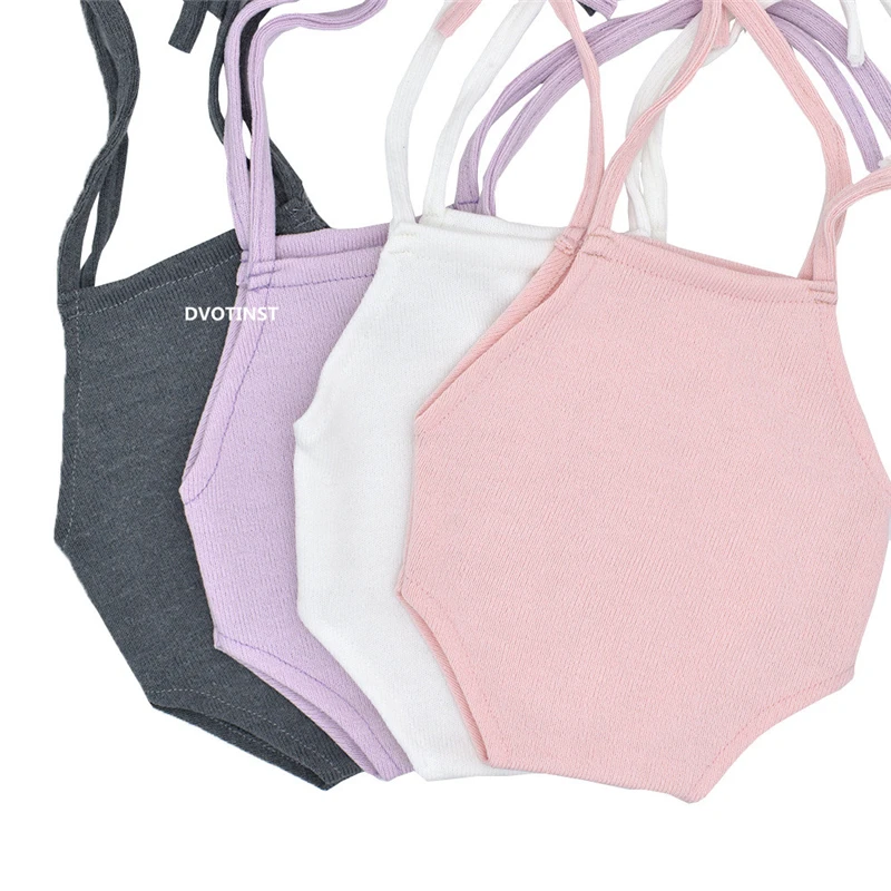 Dvotinst реквизит для фотосъемки новорожденных детский наряд без рукавов комбинезон