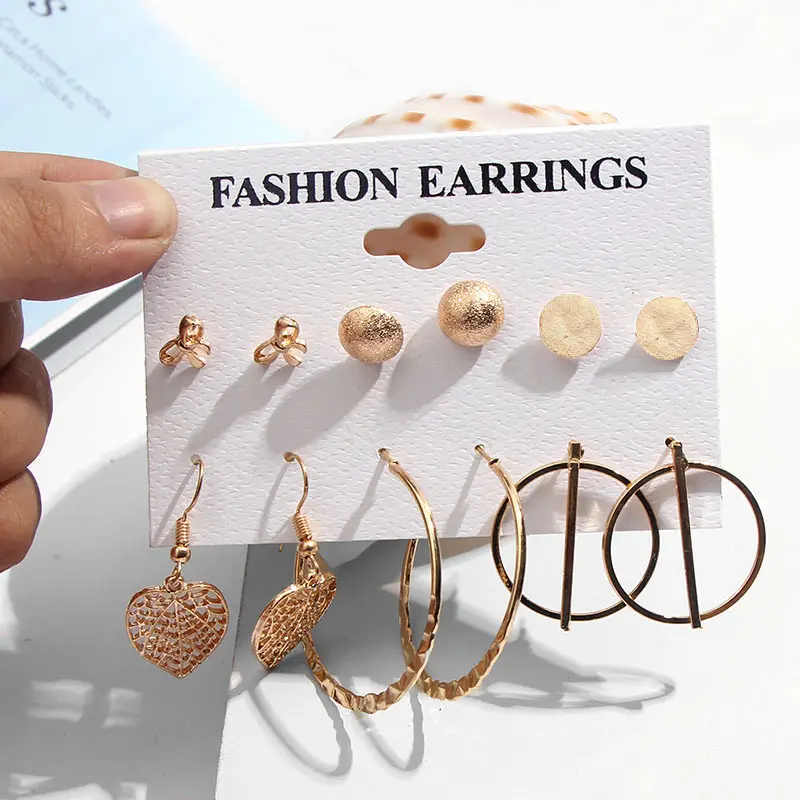 JJFOUCS модный дизайн длинные висячие серьги кисточки искусственные геометрические