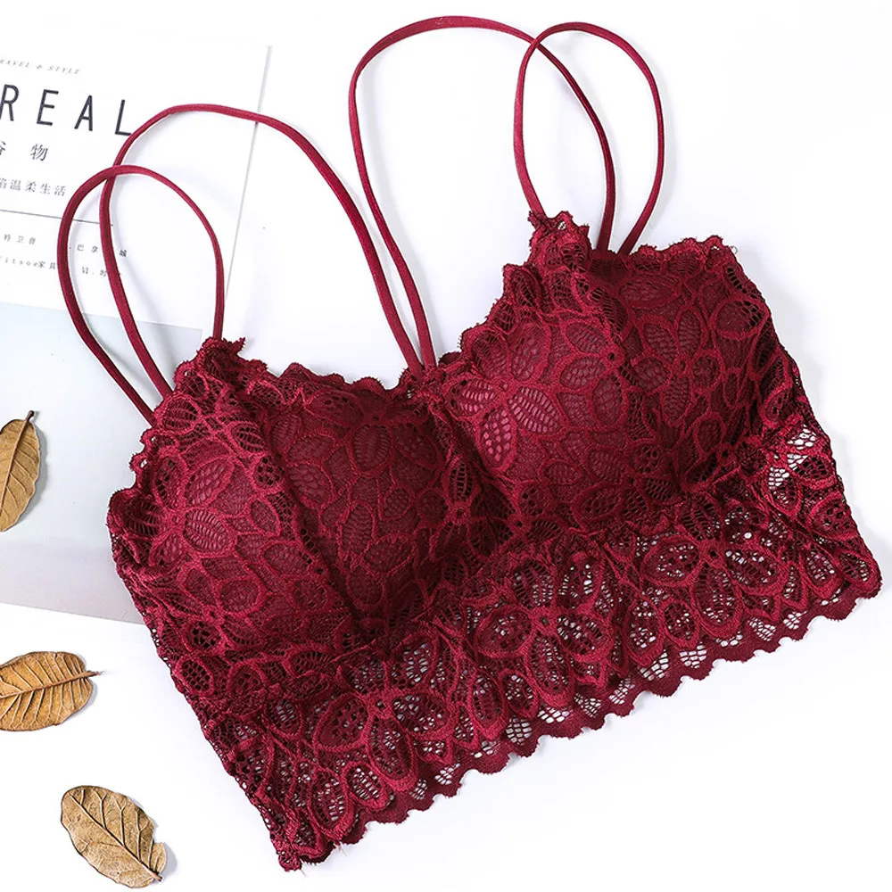 Кружевной беспроводной мягкий дышащий бюстгальтер tenue сексуальный femme brallette