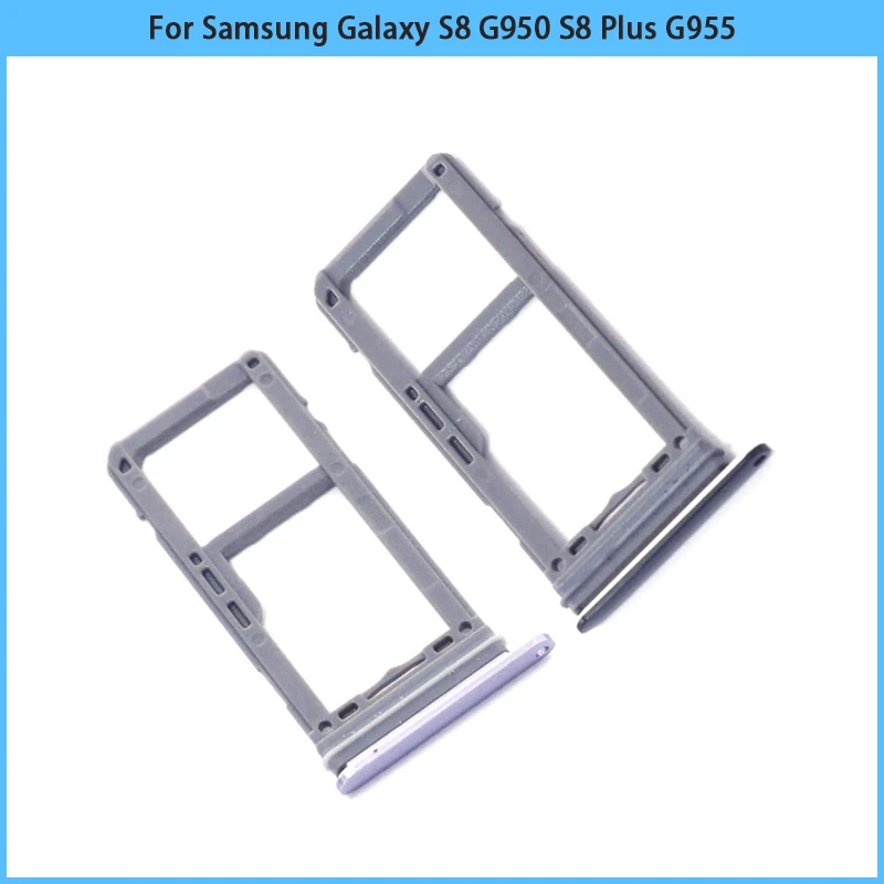 Новинка лоток для SIM карты S8 Samsung Galaxy G950 G950F Plus G955 G955F адаптер корпуса телефона карт