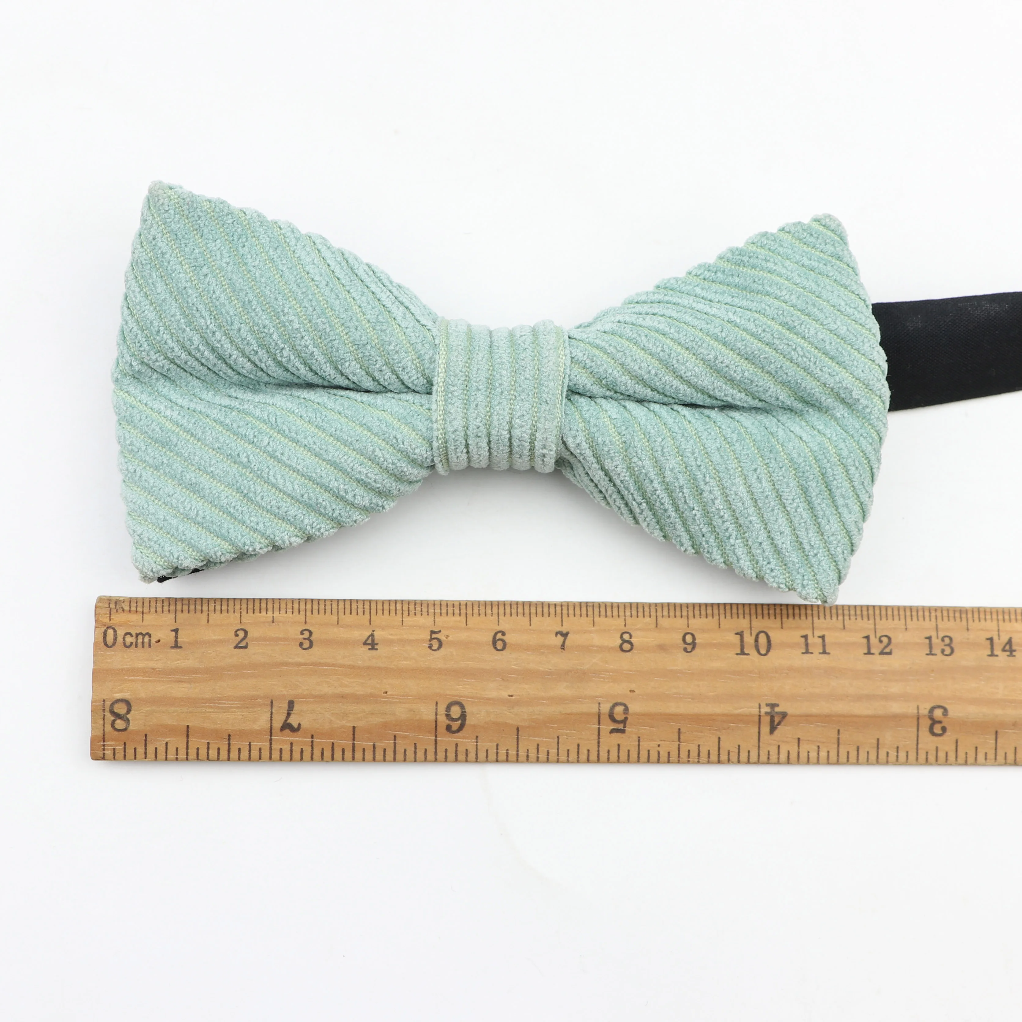 Мужской вельветовый галстук бабочка гибкий гладкий мягкий матовый декоративный