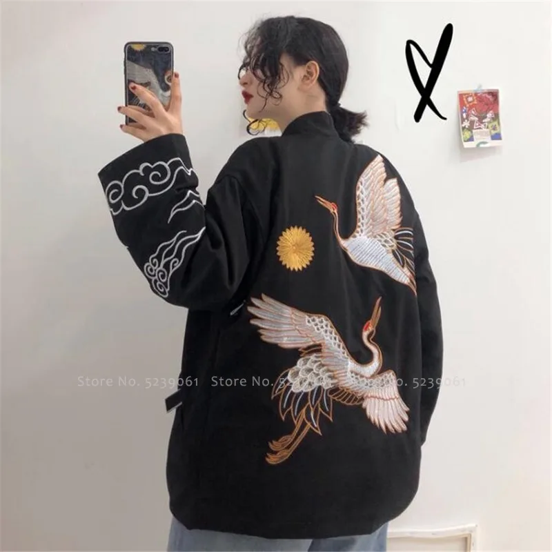 Модное кимоно Harajuku уличная кардиган в японском стиле Одежда юката платье для
