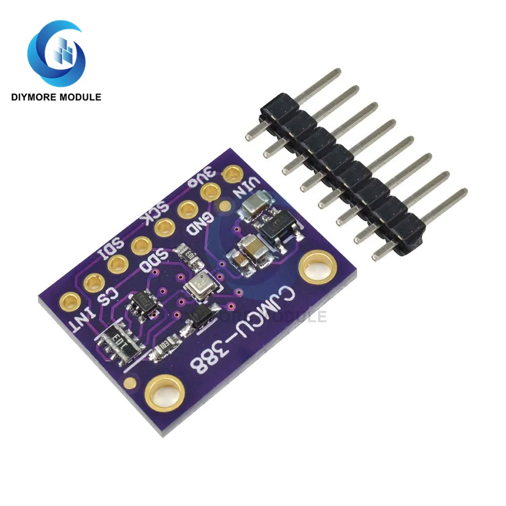 BMP388 атмосферное Давление Сенсор модуль IIC I2C SPI 24Bit низкая Шум 1 71 V-3 6 V Цифровой для