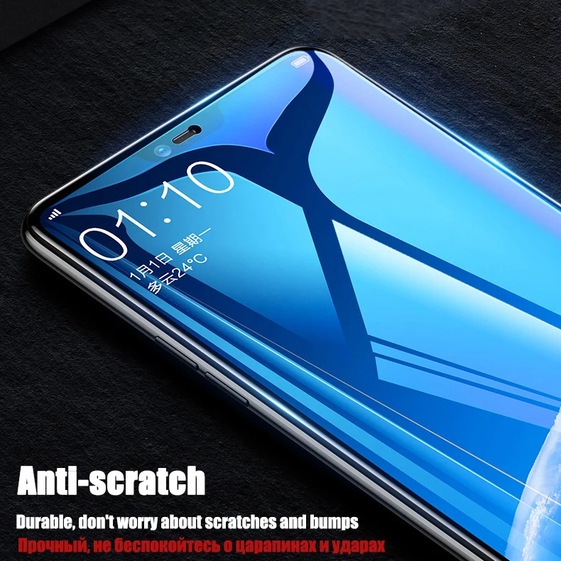 6D Tempered Glass For Oppo A1K A9X A7X A5 A3 A83 A79 K3 K1 R15 R11 Full Cover Curved Screen Protector Film on the for F7 F5 | Мобильные