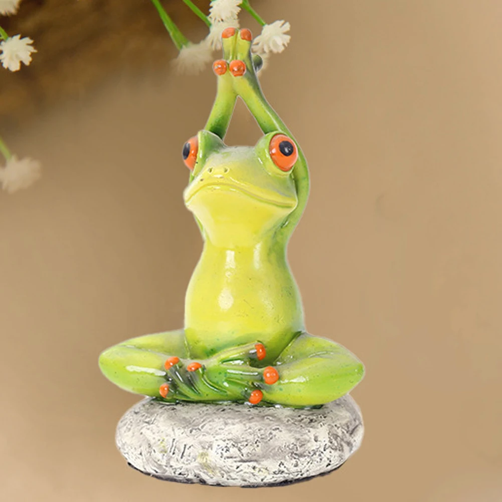 

Resin Frog Garden Statues Miniature Figurines Animal Statue Desk Decoration Souvenirs Style4 Home Modern Christmas Home Decor
