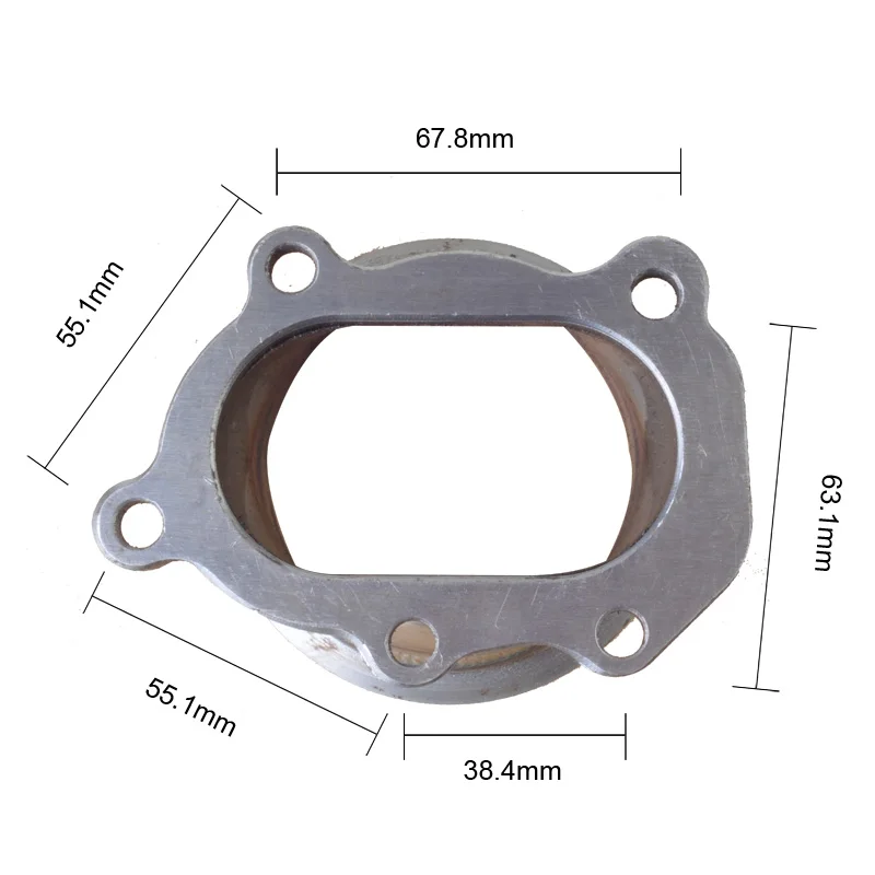 3 дюймовый турбофланец Garrett для GT25 GT2871 GT2876 GT3071 5 болтов на v образный