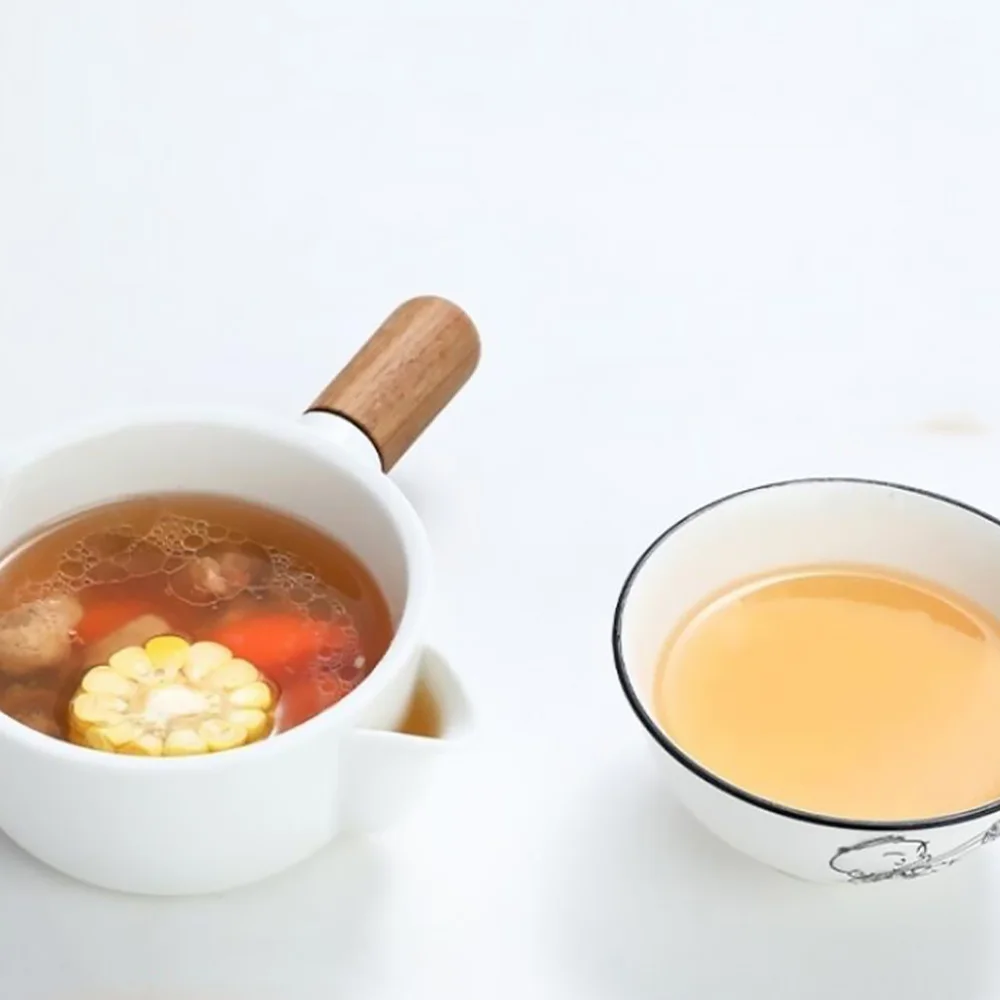 

1pc Filter Bowl Creative Ceramics Bowl Oil Filter Bowl Oil Soup Separating Bowl