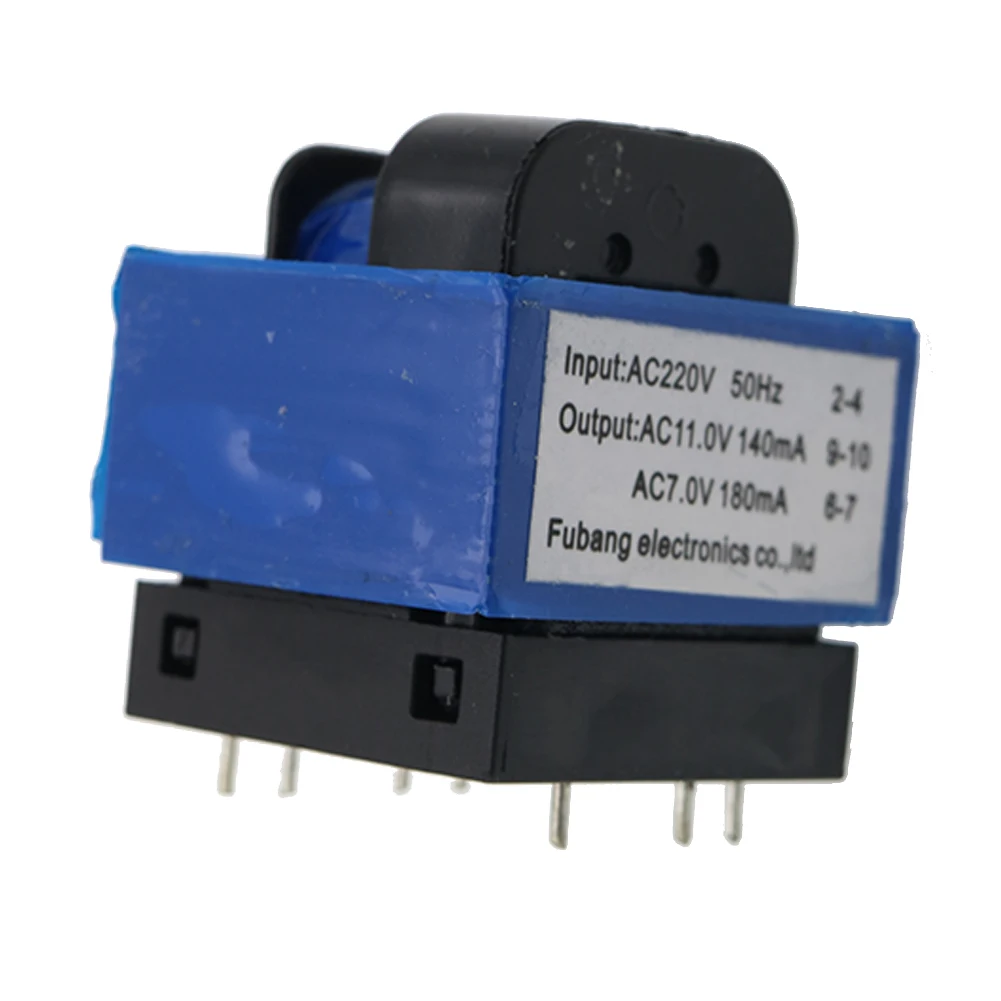 Высокое качество Новые микроволновой трансформатор СВЧ-печи AC 220V to 11 V/7 V 140mA/180mA 7-контактный микроволновой печи для микроволновой печи Запчасти