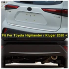 Крышка заднего бампера, отделочная полоса, дверная ручка, молдинг, украшение, Стайлинг для Toyota Highlander  Kluger 2020-2022, внешняя