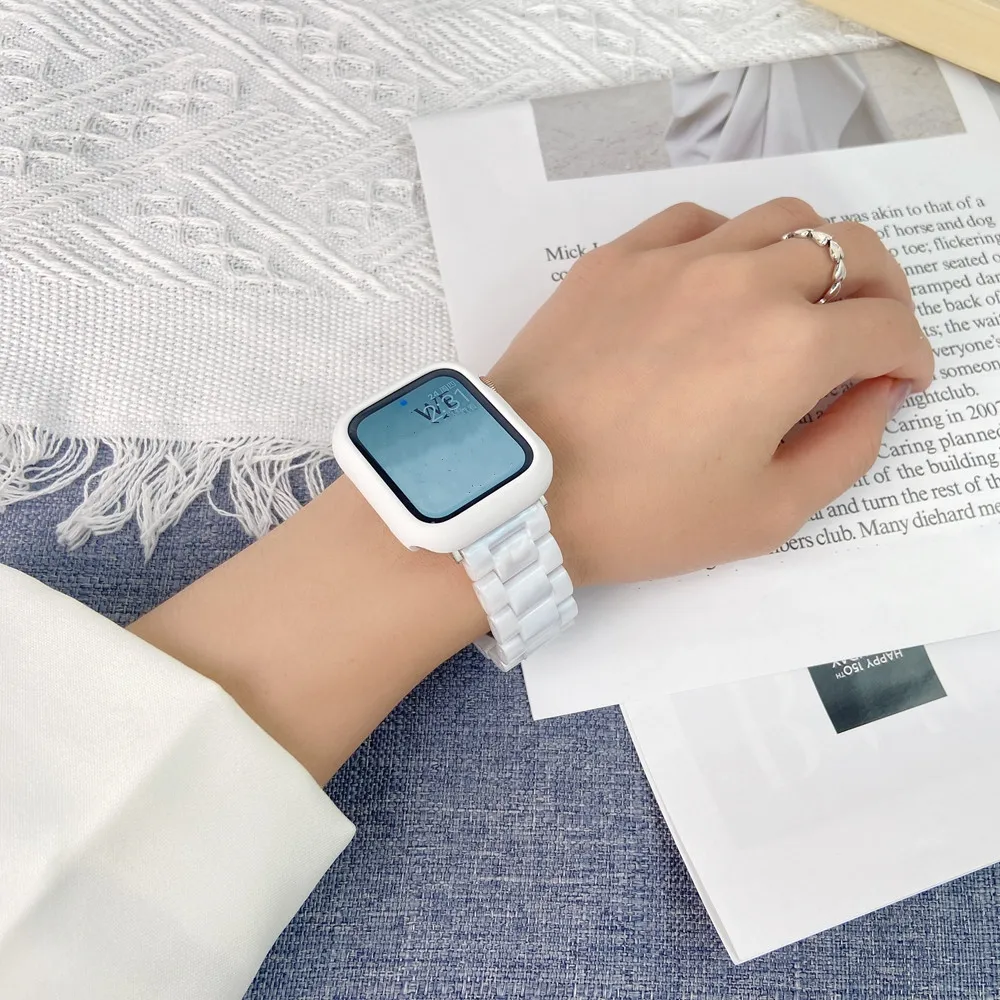 Ремешок спортивный для Apple Watch Series 1 2 3 4 5 6 se прозрачный браслет Iwatch 38 мм 40 42 44