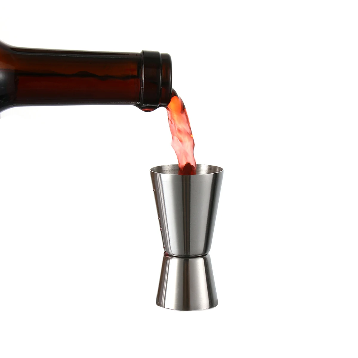 Домашний кухонный двойной мерный стакан маленький портативный коктейльный