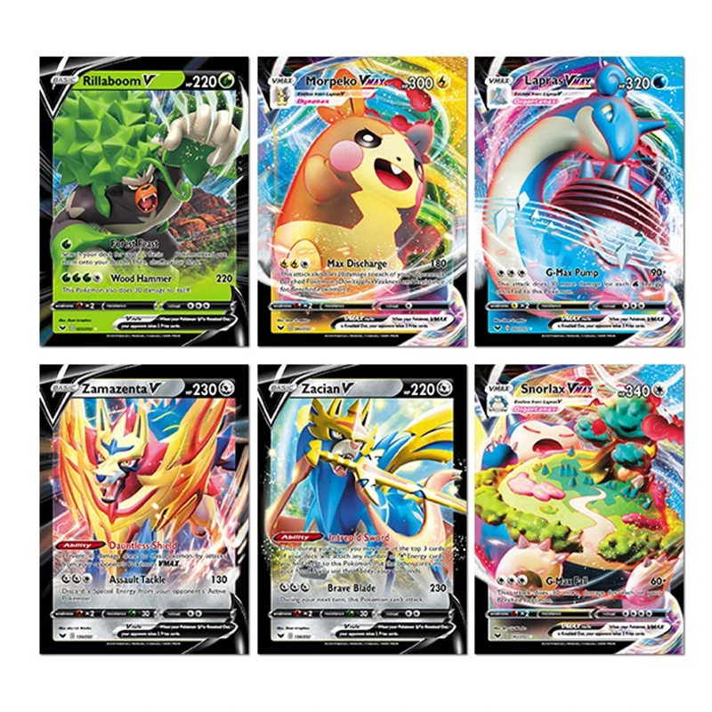 324 шт. английский GX тег команда сияющая Такара томия Покемон карты английская