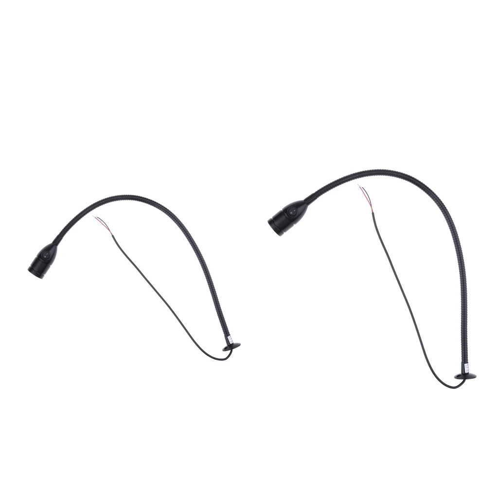 

Universal LED Desk Lamp Heavy Duty Interior Reading Light Metal Hose - 12V 3W